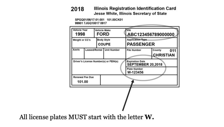 100% Free Illinois License Plate Lookup