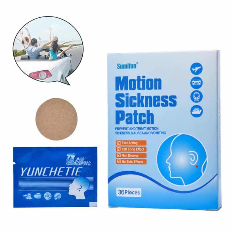 36Pcs Carsickness Relief Patch Car Motion Sickness Anti Airsickness ...