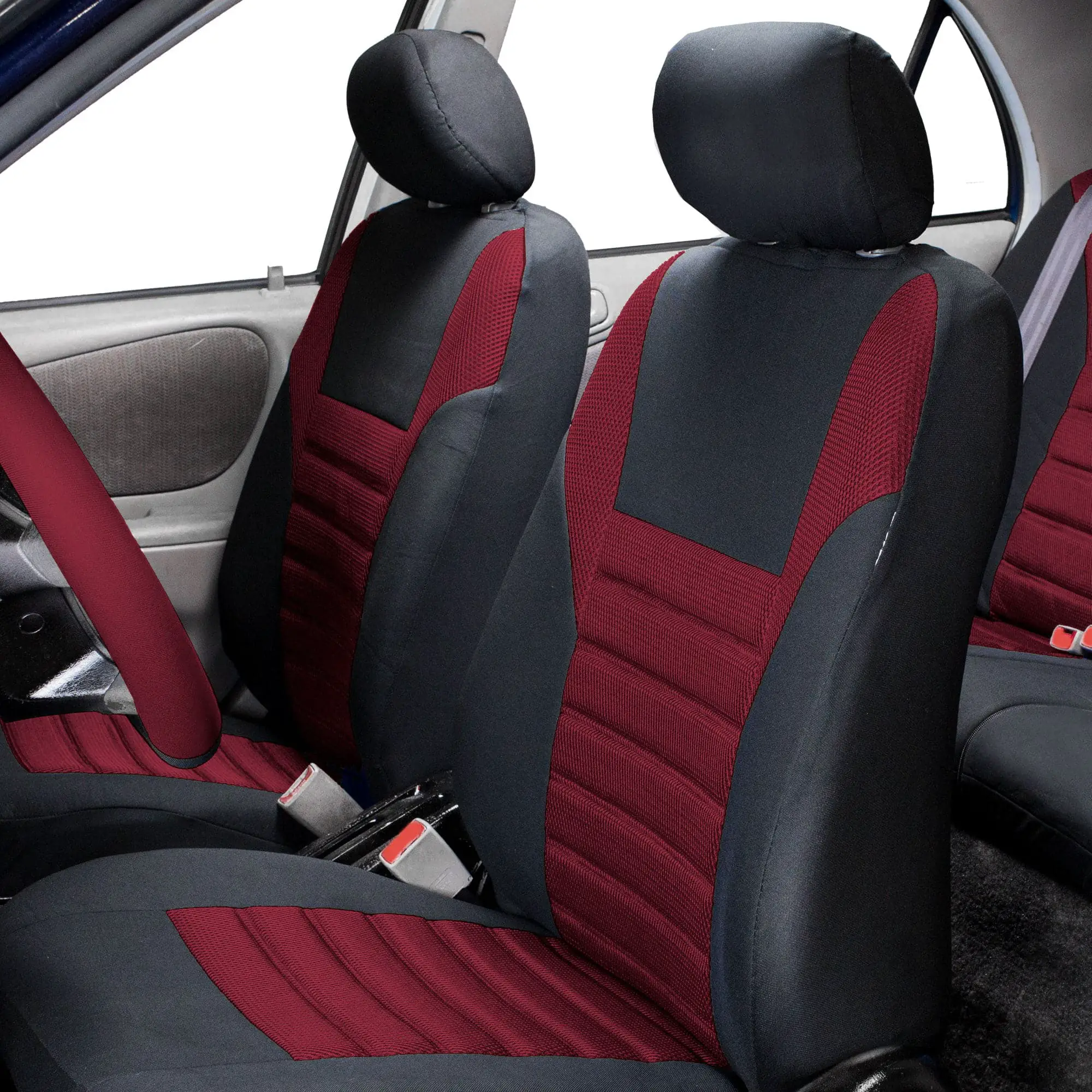 Air Mesh Car Seat Covers For Auto Car SUV Van Front Bucket Seat Pair ...