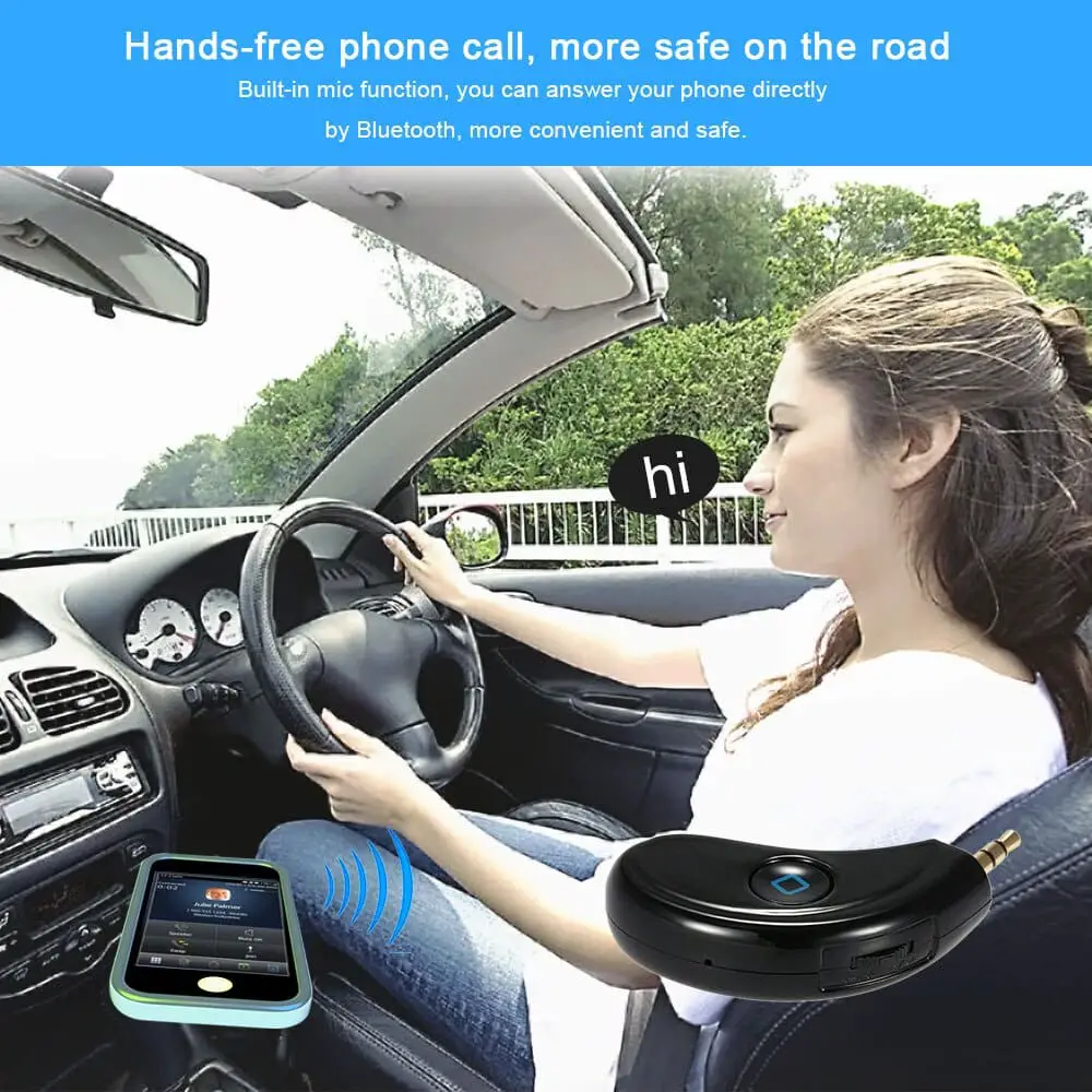 Aliexpress.com : Buy Car Hands Free Audio Music Player Phone Call ...