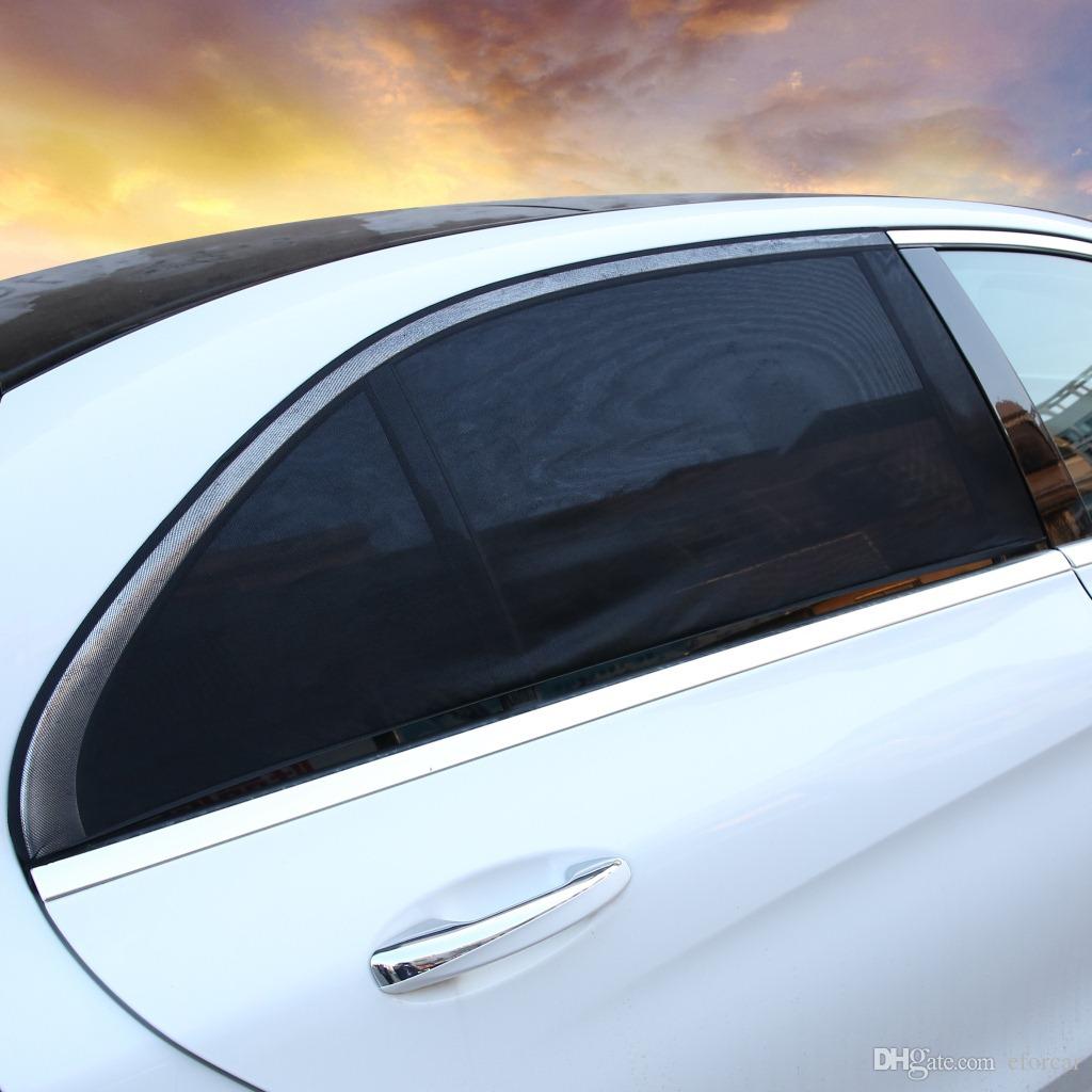 Car Cover Auto Vehicle Sunshade Screen Windshield UV Protector Black ...