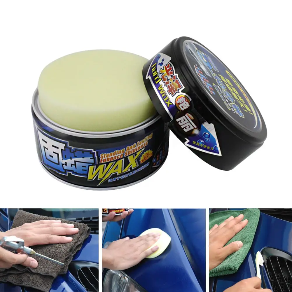 Car Solid Wax Paint Care Protection Scratch Repair Wax Polish for Clear ...