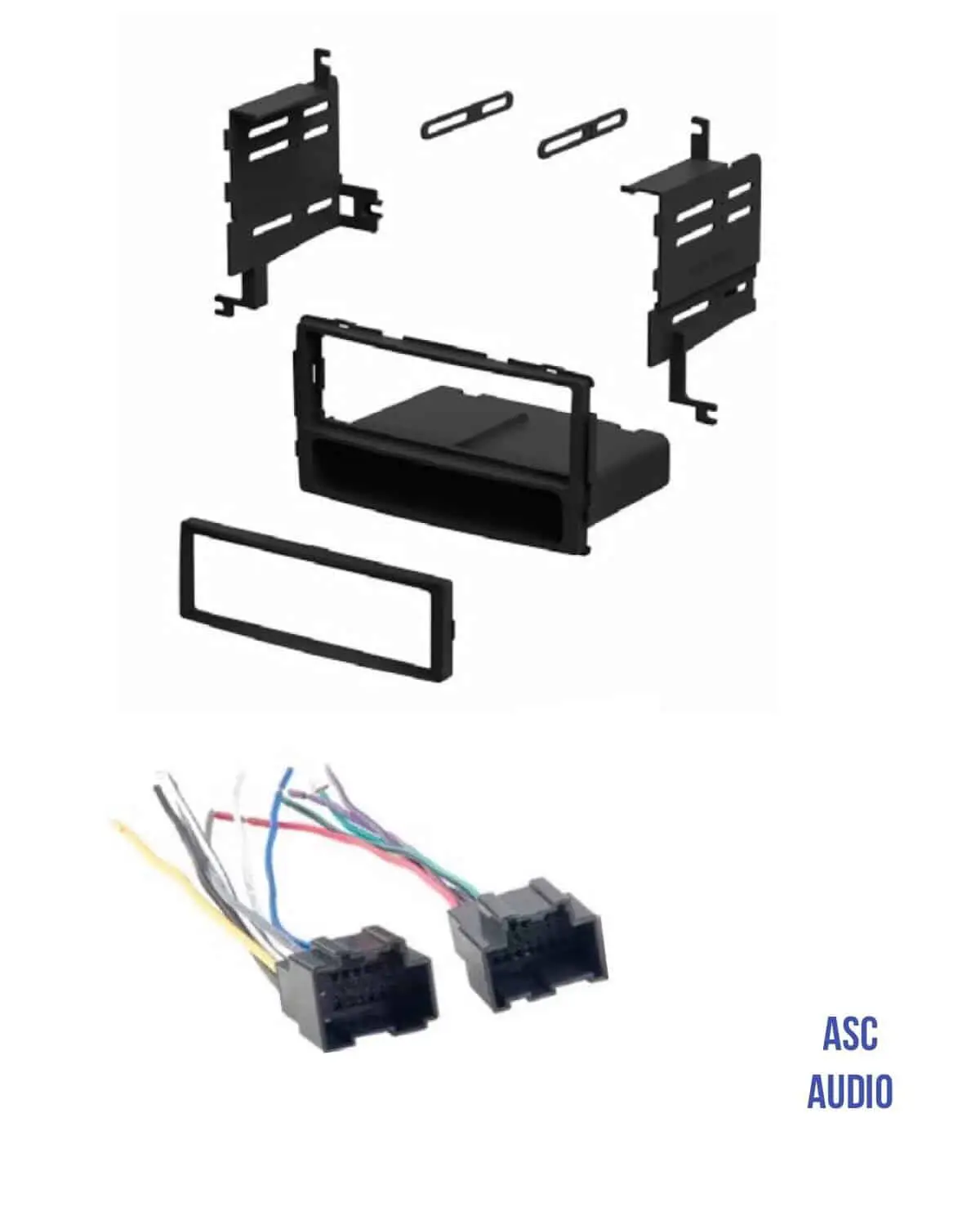 Car Stereo Radio Install Dash Kit and Wire Harness for installing an ...