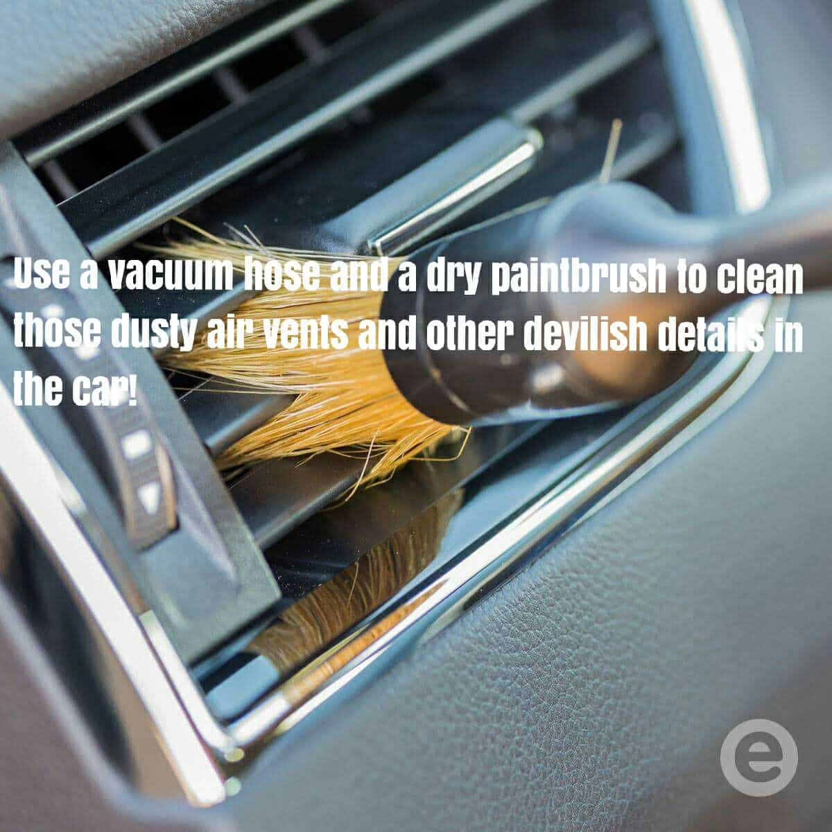 Cleaning car vents