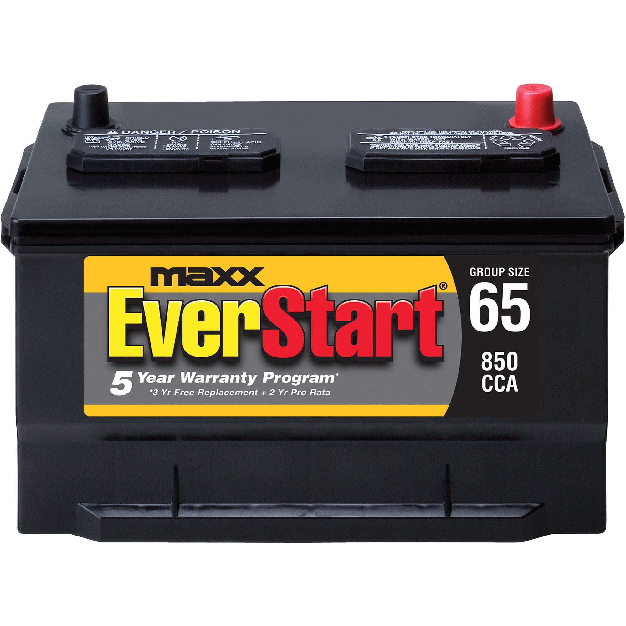 EverStart Maxx Lead Acid Automotive Battery, Group 65n ...