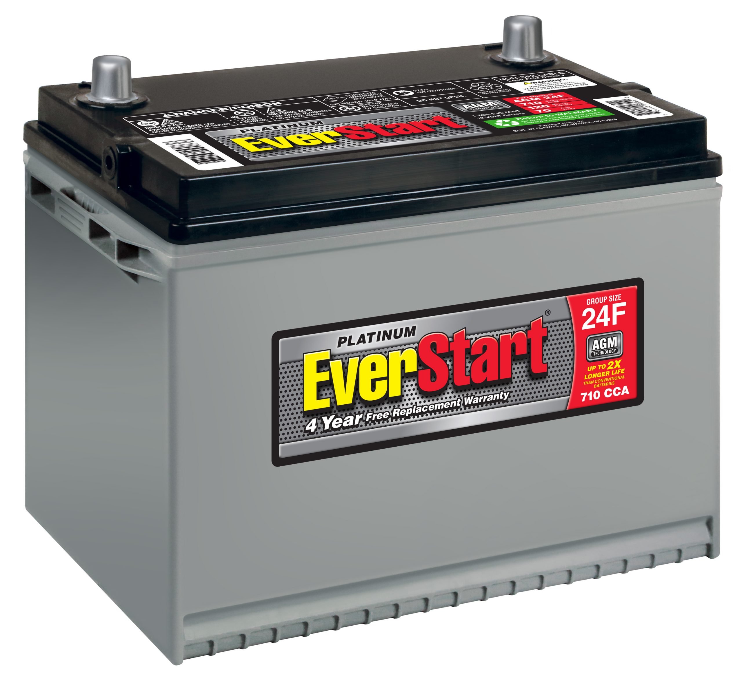 EverStart Platinum AGM Battery, Group 24F  Walmart Inventory Checker ...