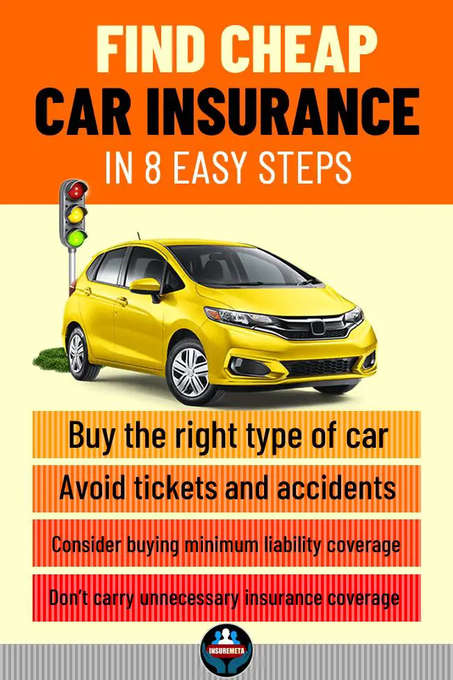 Find cheap car insurance in 8 easy steps â¢ InsureMeta ...
