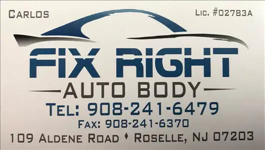Fix Right Auto Body LLC in Roselle, NJ, 07203