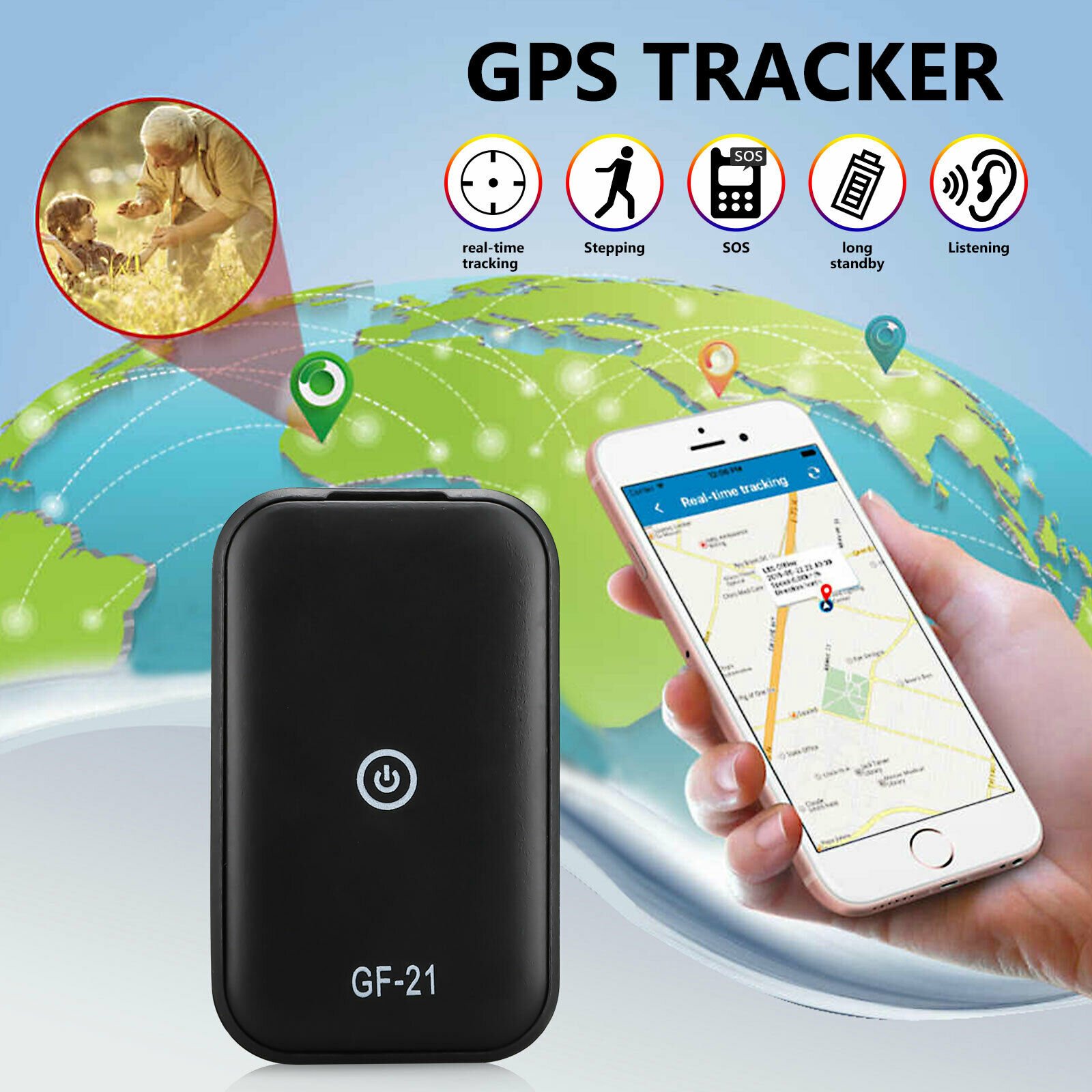 GPS Tracker for Vehicle, Car, Truck, RV, Equipment, Mini ...