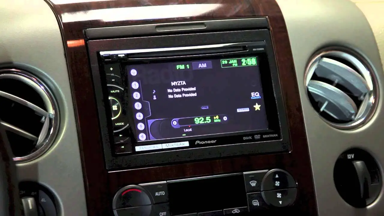 how to change the clock on your Pioneer AVH DVD video car ...