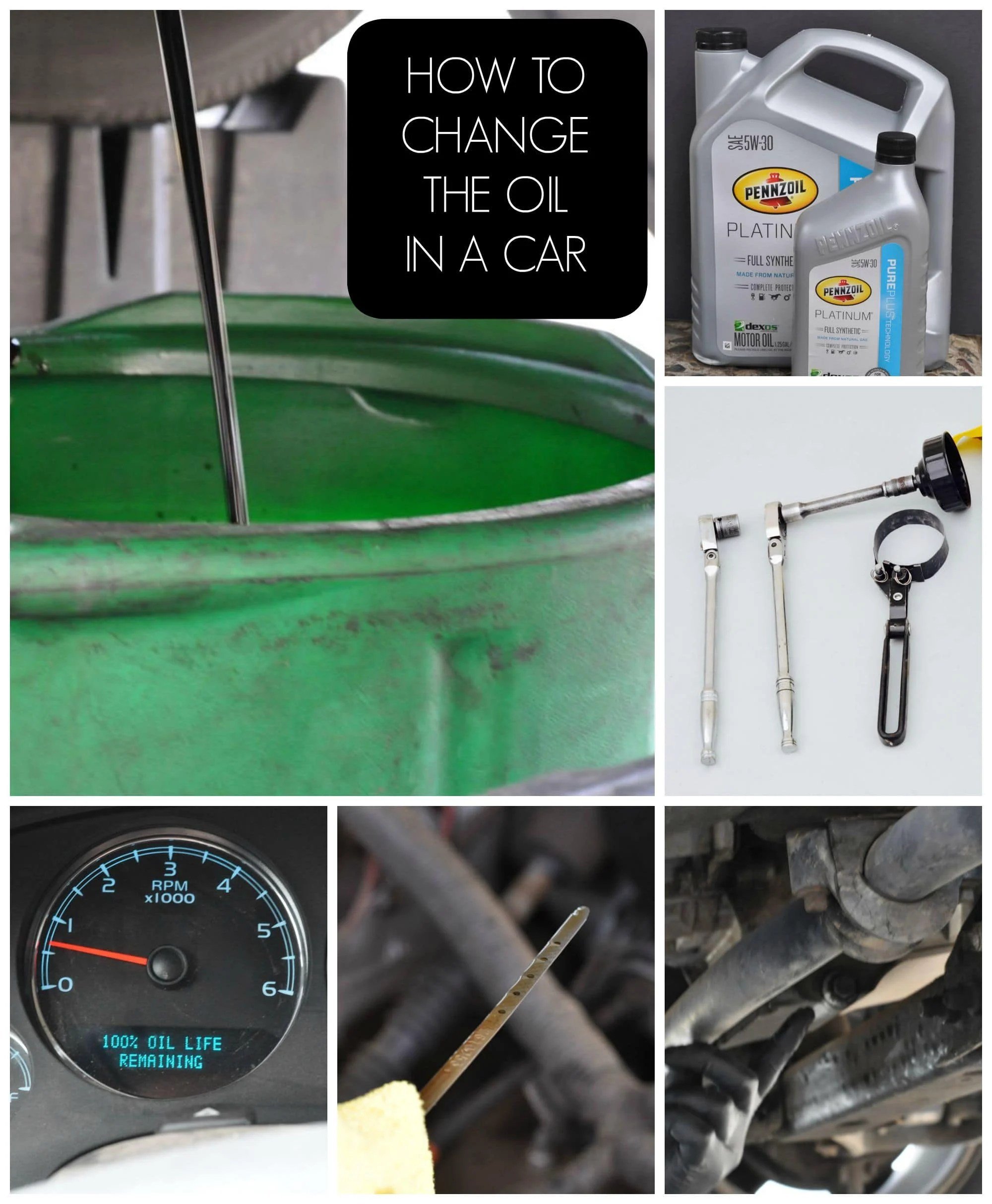 How to Change the Oil in A Car