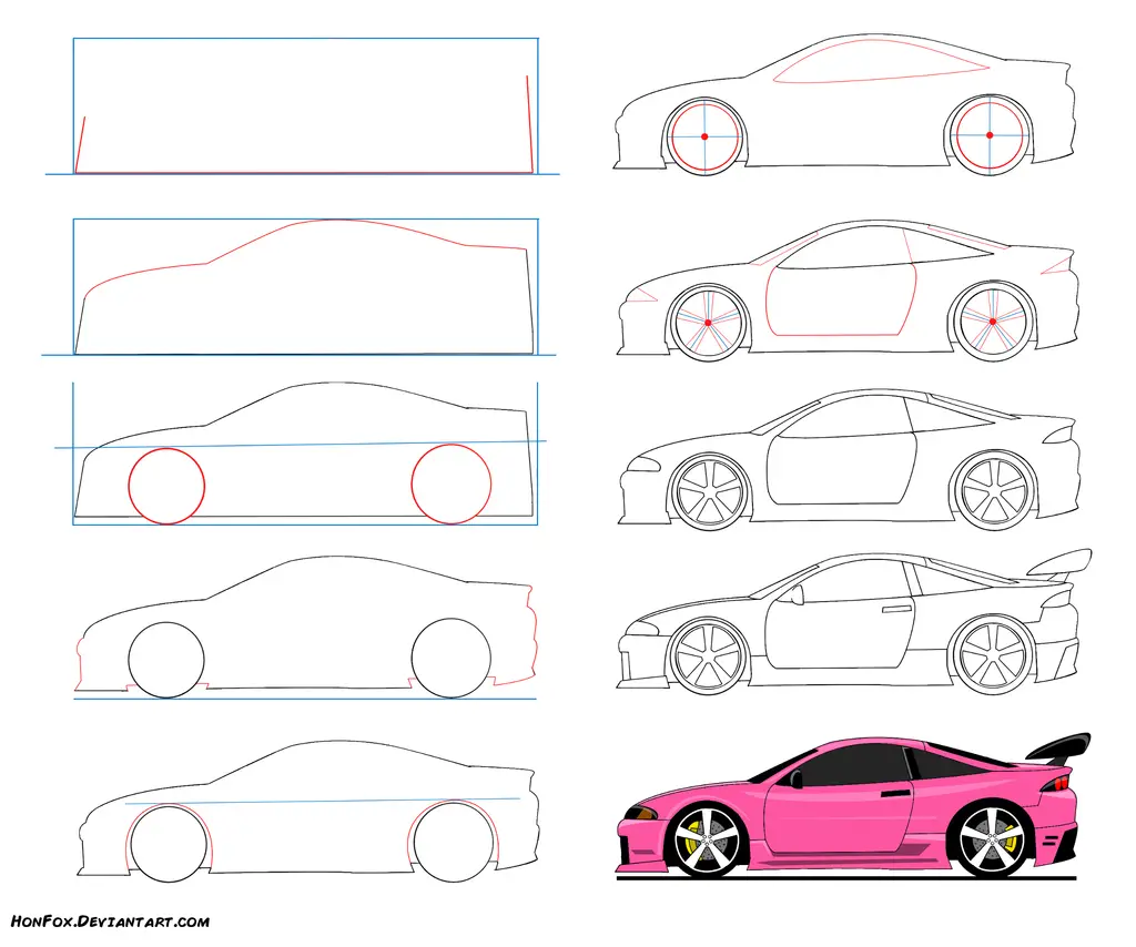 How to draw Sport car by HonFox.deviantart.com on ...