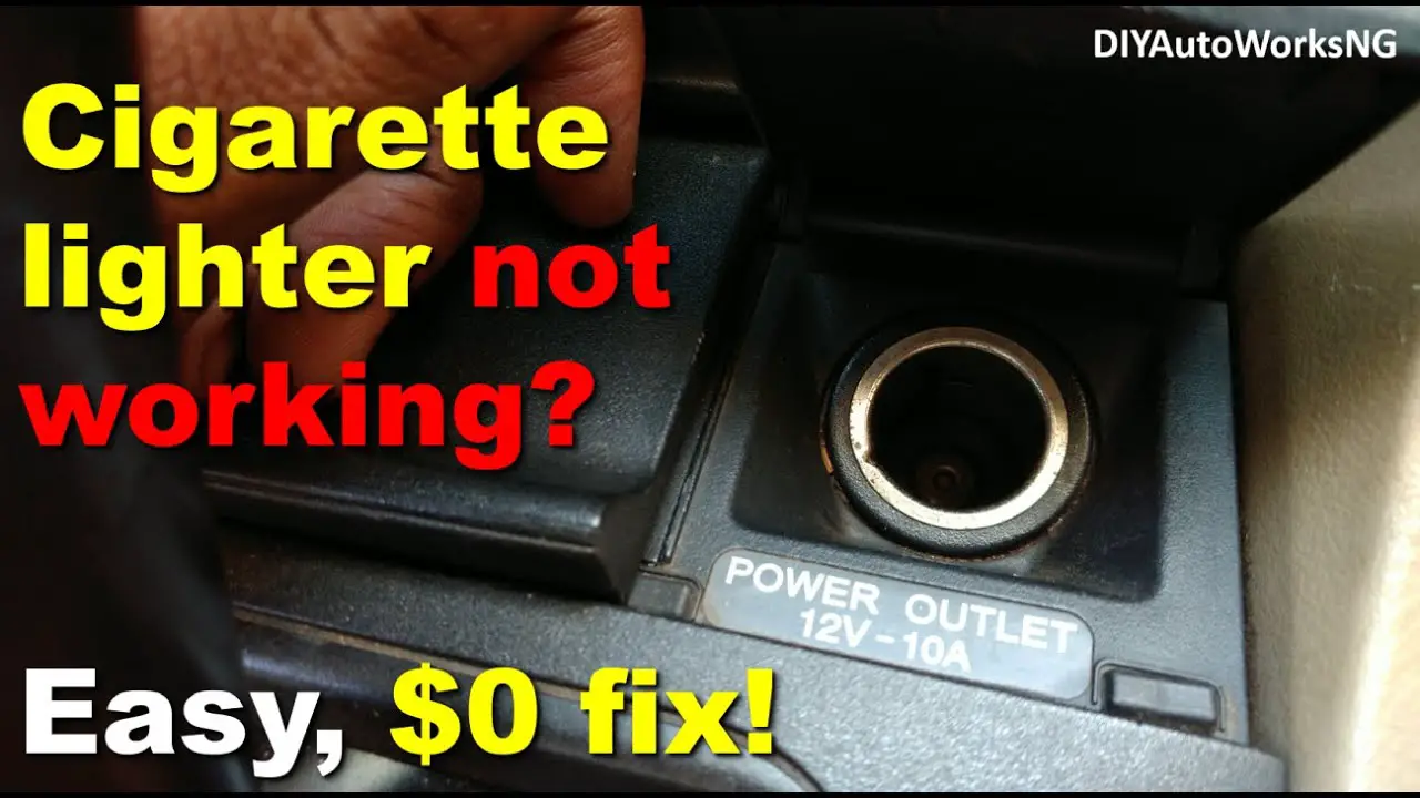 How to Fix a Car Cigarette Lighter (Power Outlet) that is ...