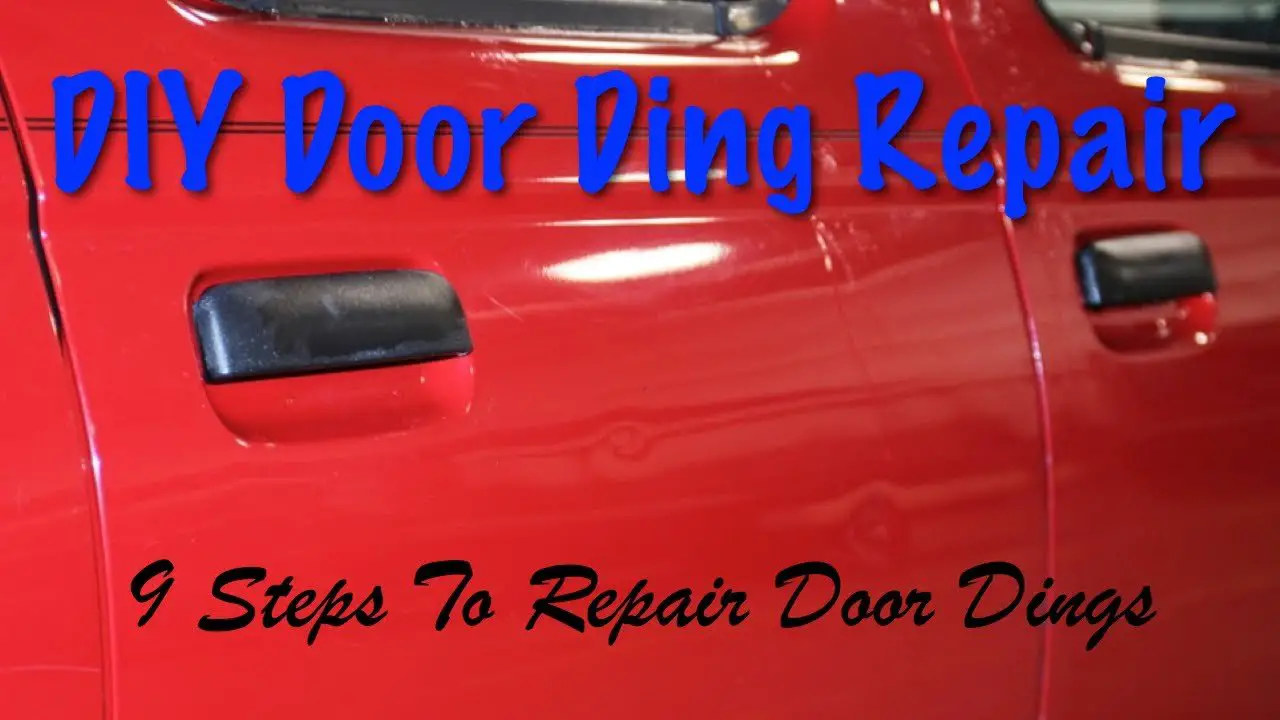 How To Fix Small Door Dings On Car