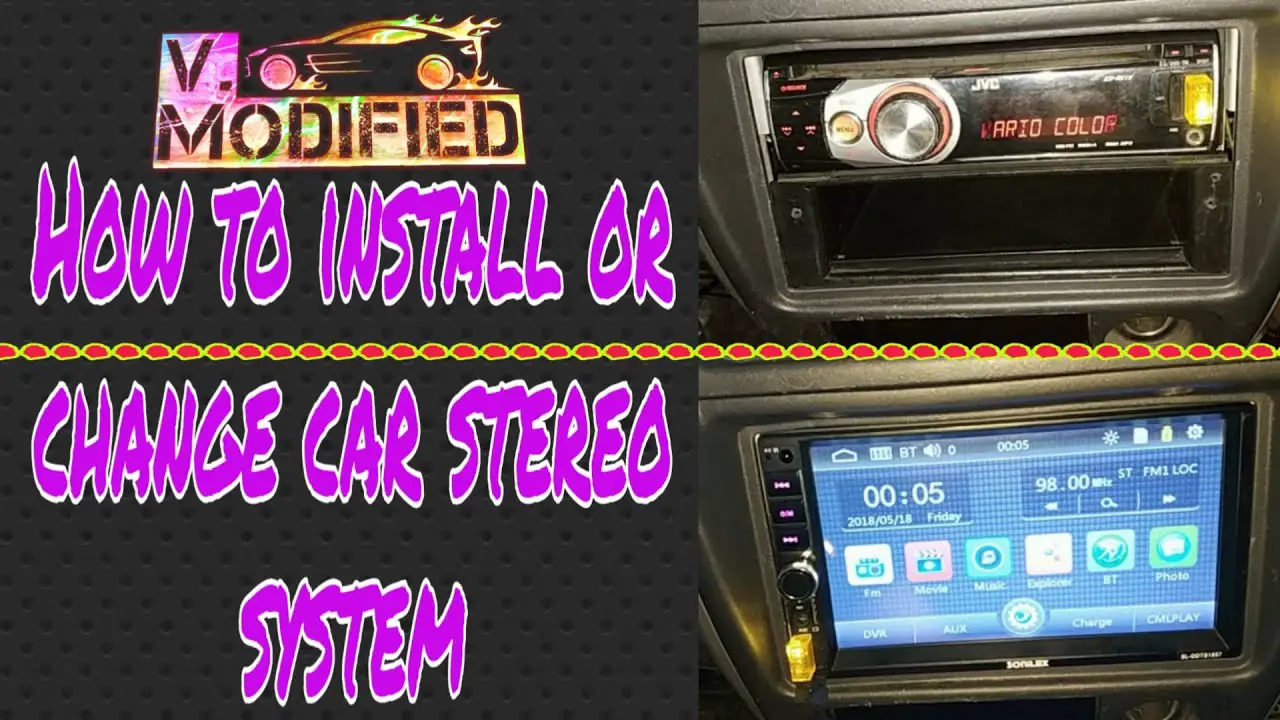How to install or change car stereo system. DYI !!..V. Modified ...