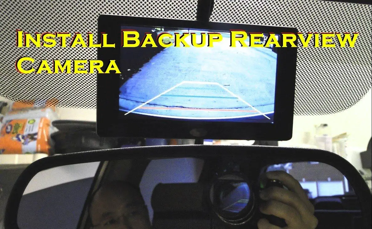 How To Install Rear View Reverse Backup Camera on Car