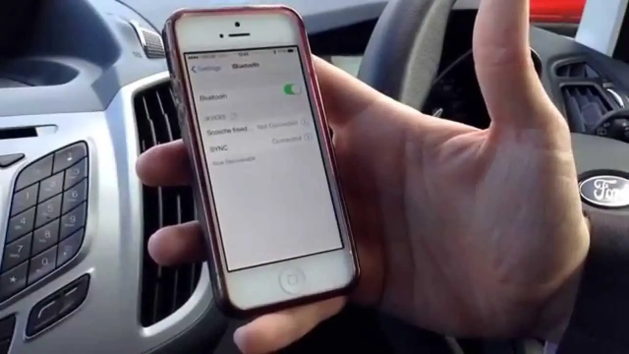 How to pair you smart phone using Bluetooth to the Ford ...