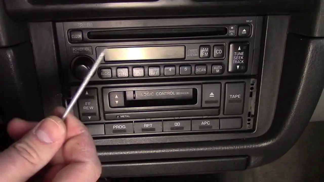 How to remove a car stereo radio