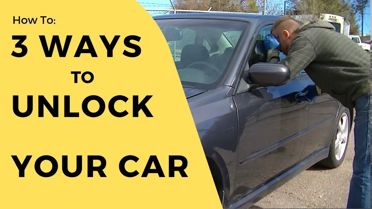 How to unlock a car door (without a key)
