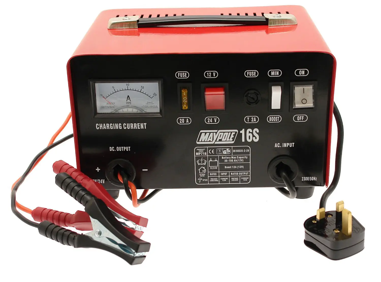 How to use a car battery charger