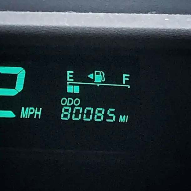 Odometer milestone My car is years old and so evidently is my sense of ...