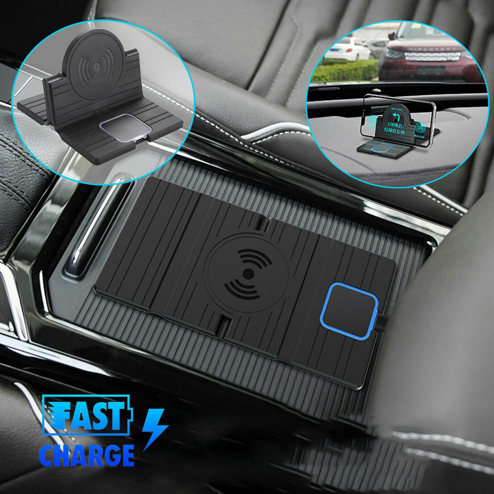 QI Wireless Car Phone Charger Charging Pad Mat for iPhone ...