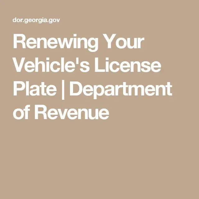 Renewing Your Vehicle