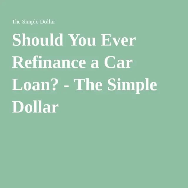 Should You Ever Refinance a Car Loan?
