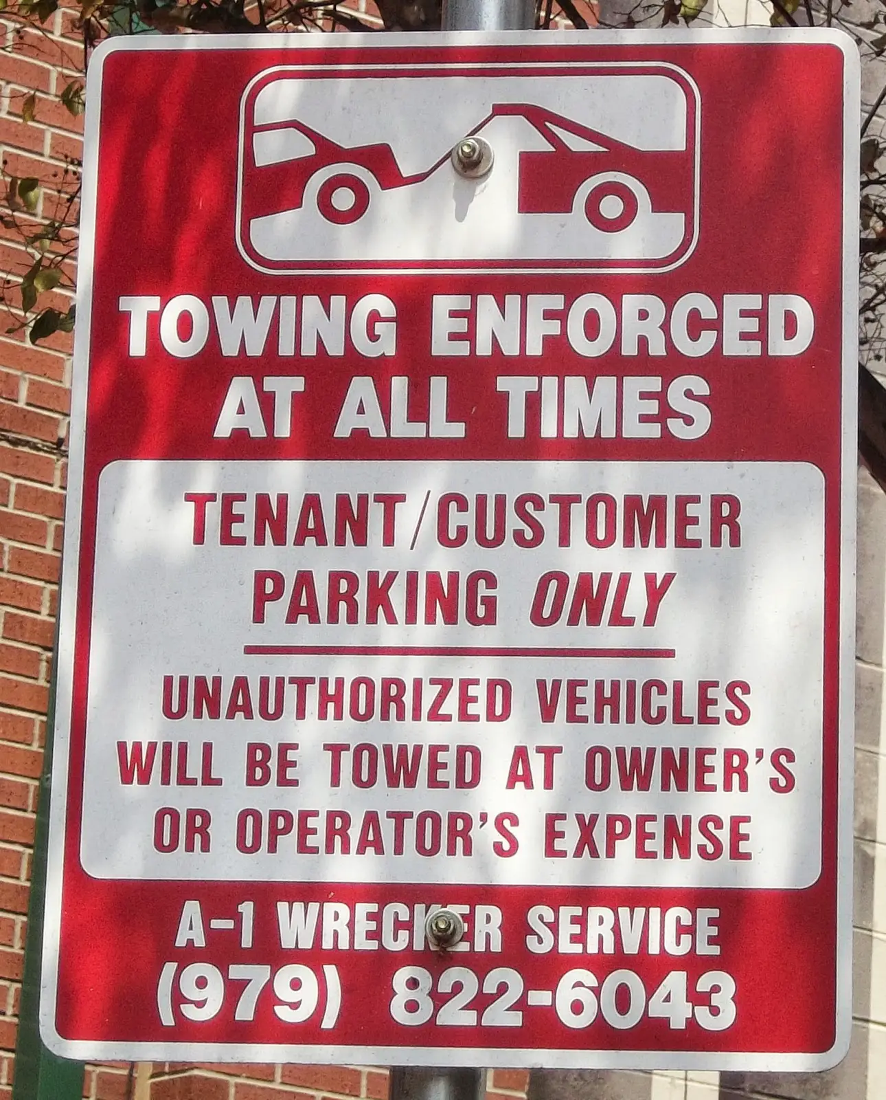 Texas Towing Compliance Blog: 95% of the Towing Signs Posted in Texas ...