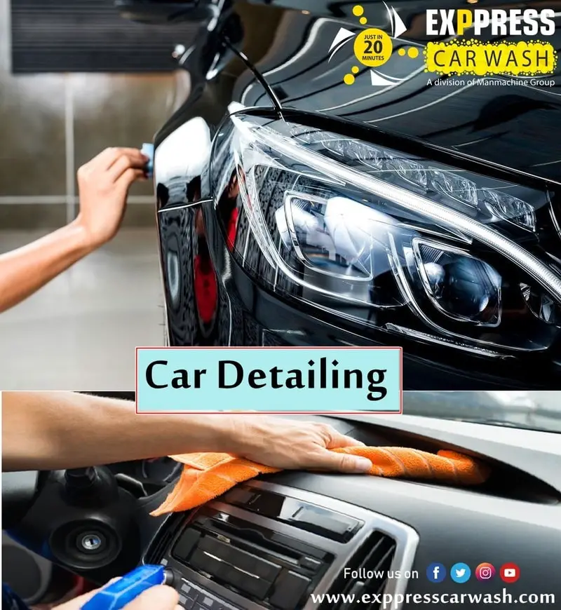 The car detailing services include cleaning between the lines OFFERED ...