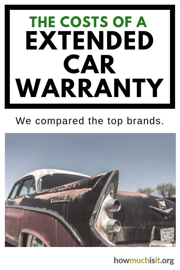 The costs of a car extended warranty. Who has the best AND ...