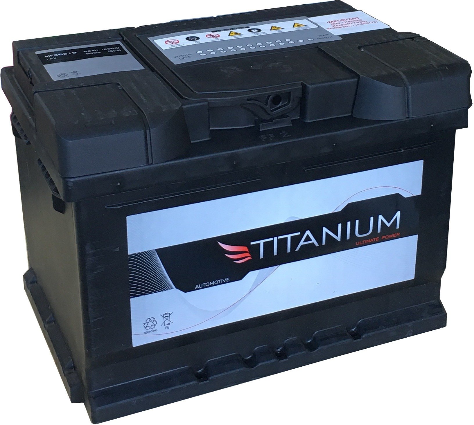 Titanium CMF56219 Starter Battery: Type 027  Battery Megastore