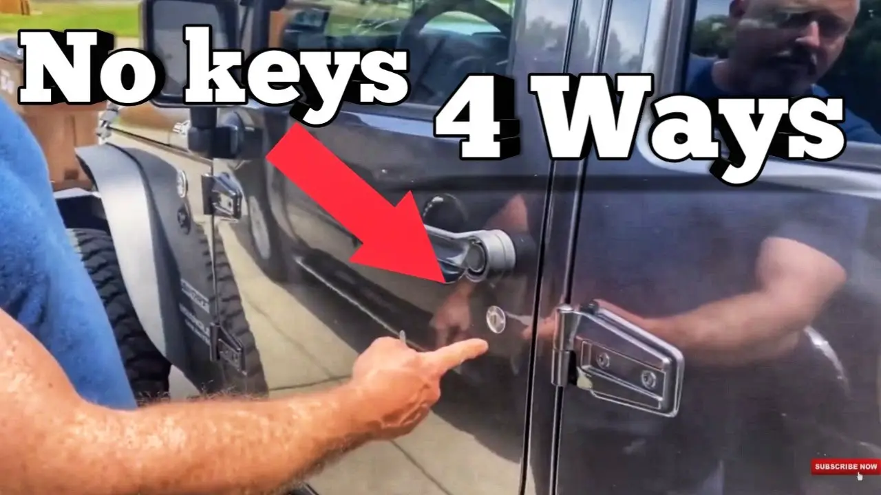 UNLOCK YOUR CAR DOOR IN 20 SECONDS WITHOUT THE KEYS!