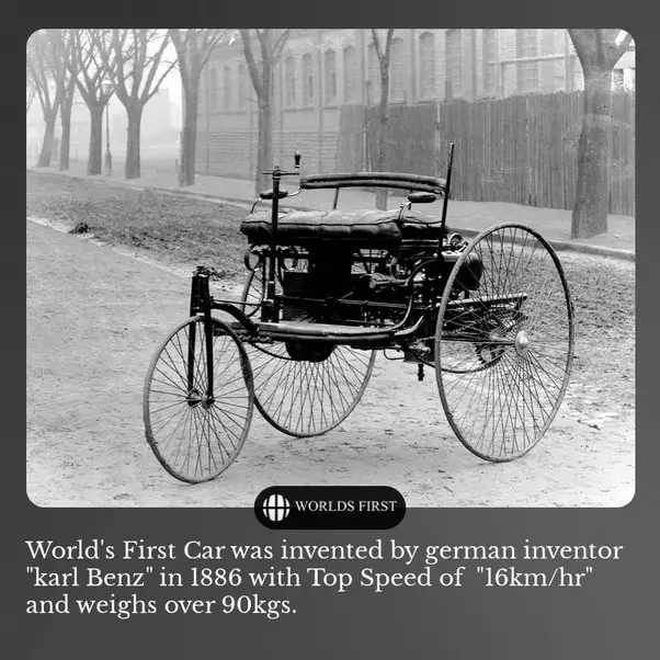 What was the first car in the world?