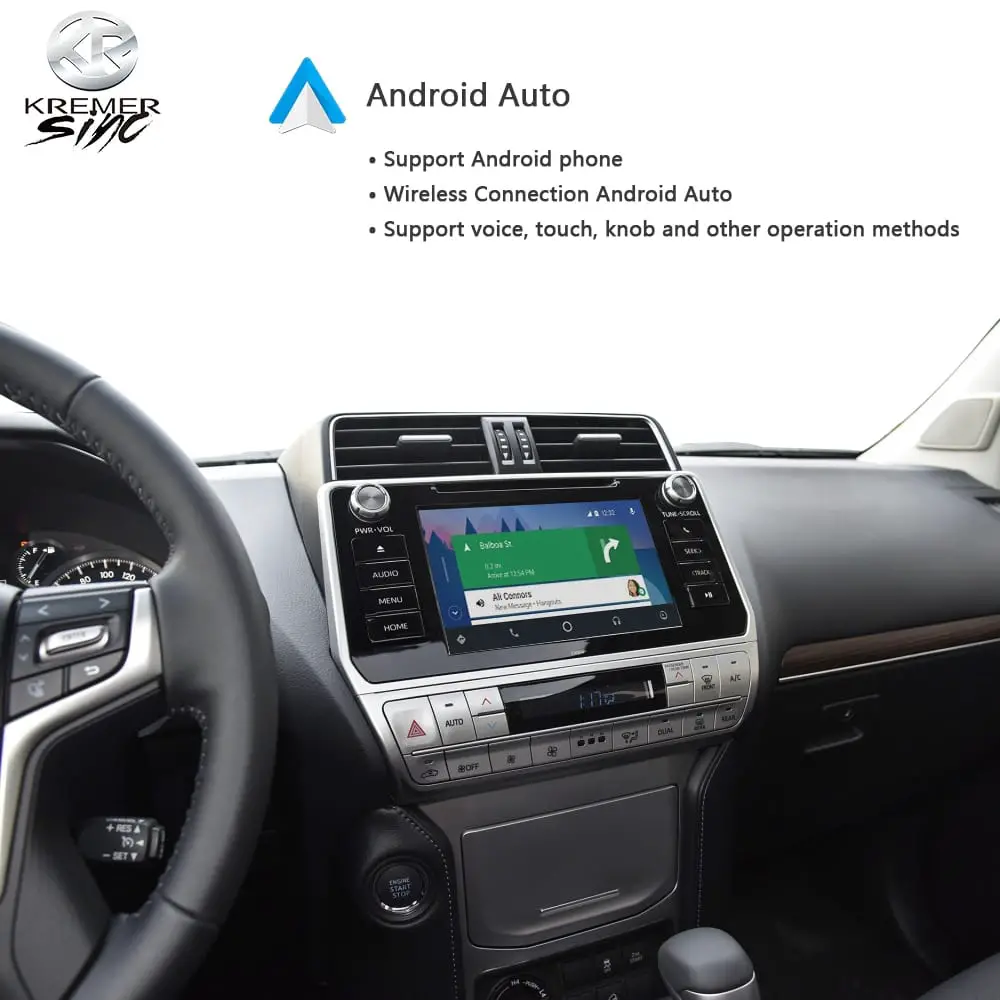 Wireless CarPlay Android Auto for Toyota Landcruiser iSmart Auto ...